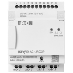 1 pcs - Eaton EasyE4 Series Control Relay, Relay Output, 8-Input, Digital Input