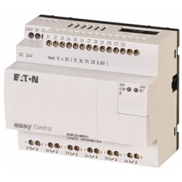 1 pcs - Eaton Easy Series Logic Module for Use with easyControl, 24 V dc Supply, Relay Output, 12-Input, Analogue, Digital Input