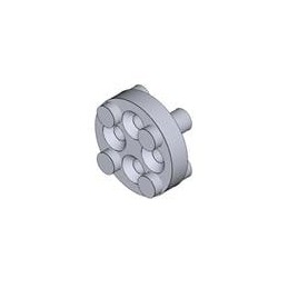 1 pcs : 100-095 - LED Mounting Hardware Perm-O-Pad Round TO-18 Mnt White