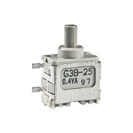 1 pcs : G3B25AH - Pushbutton Switches DPDT ON-(ON) R/A