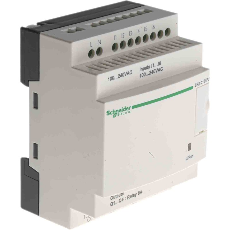 1 pcs - Schneider Electric Zelio Logic Series Logic Module, 100 - 240 V ac Supply, Relay Output, 6-Input, Discrete Input