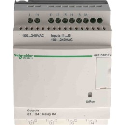 1 pcs - Schneider Electric Zelio Logic Series Logic Module, 100 - 240 V ac Supply, Relay Output, 6-Input, Discrete Input