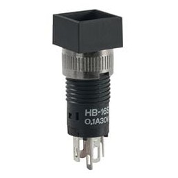 1 pcs : HB16SKW01 - Pushbutton Switches SPDT ON-ON SQ