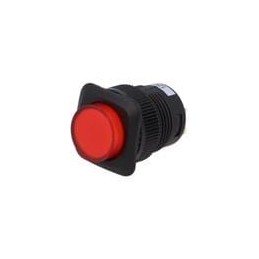 1 pcs : R13-508BL-05-BRR12V - Pushbutton Switches 4P SPST ON-OFF ILLUM RED LED