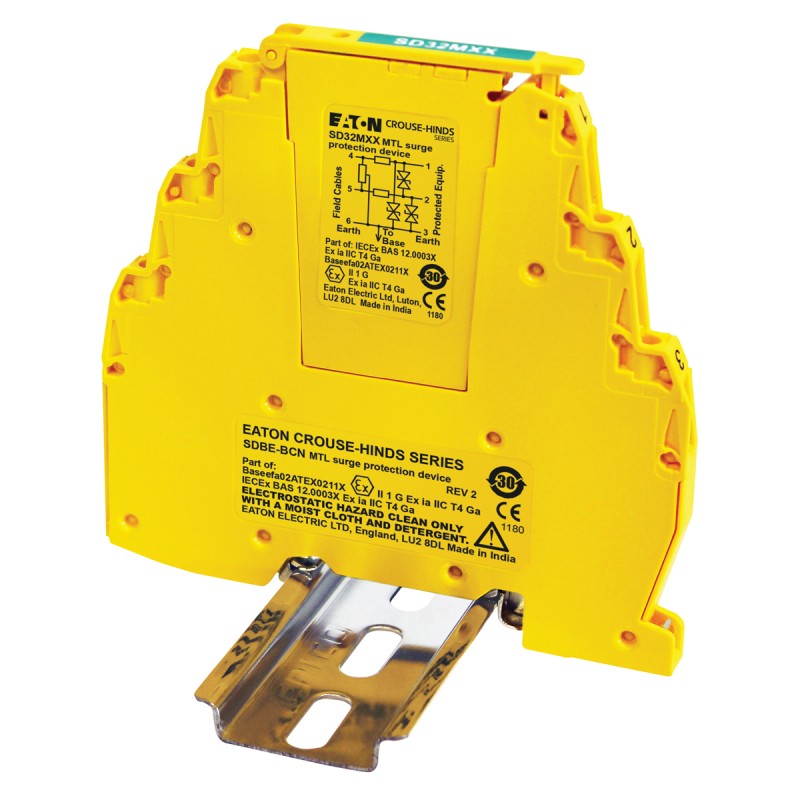 1 pcs - Eaton, SD32 Surge Protection Device 32 V Maximum Voltage Rating 20kA Maximum Surge Current Surge Protection Device