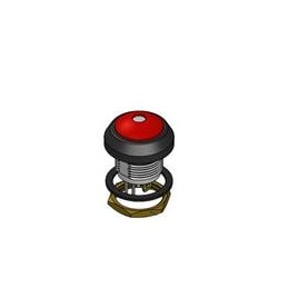 1 pcs : W48-E-RB-R-BK-B - Pushbutton Switches PBS 12mm SPST 0.1A 48V mom plastic ill