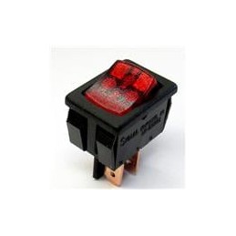 1 pcs : GRL-4011-0000 - Rocker Switches SPST 13A 125VAC, NEON
