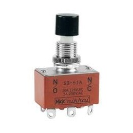 1 pcs : SB61A - Pushbutton Switches DPDT ON-(ON) SOLD LG SOLDER LUG