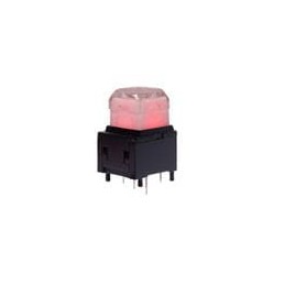 1 pcs : LP11OA1TBSRB - Pushbutton Switches SPST NO 3.5VDC RED/BLU LED