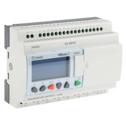 1 pcs - Crouzet Millenium 3 Series Logic Module, 24 V dc Supply, Solid State Output, 16-Input, Digital Input