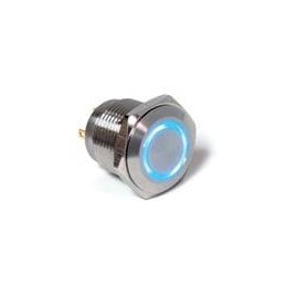 1 pcs : PV6F240DD-311-R - Pushbutton Switches 2A 48DC OFF(ON) SPST WHT LED SLDR IP65