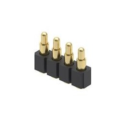 1 pcs : 812-22-004-30-001101 - Headers & Wire Housings 4P SPRNG LOAD HDR VERT MNT SNGL ROW