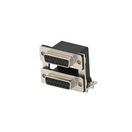 1 pcs : 2454917-5 - D-Sub Dualport Connectors D-SUB ,15 POS RCPT OVER 15 POS RCPT