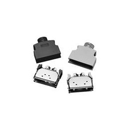 1 pcs : 10350-3210-000 - D-Sub Backshells 50P JUNCTION SHELL IDC WIREMOUNT SHIELD