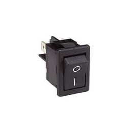 1 pcs : H8500VBBB-551W - Rocker Switches SPST Mini Rocker Switch w/legend