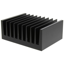 1 pcs - Heatsink, Universal Rectangular Alu, 1.25K/W, 75 x 100 x 40mm