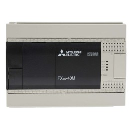 1 pcs - Mitsubishi FX3G Series Logic Module, 12 - 24 V dc Supply, Transistor Output, 24-Input, Sink, Source Input
