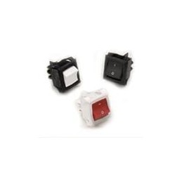 1 pcs : RGSCC911-R-B-B-0 - Rocker Switches DPST ON-NONE-OFF