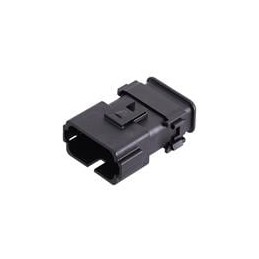 1 pcs : AT16-18PC-SR02 - Automotive Connectors 18 Position Receptac Cap, Keyed C, Black