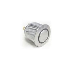 1 pcs : AV1610R124R04 - Pushbutton Switches AV16 SPM 0.4VA FIX RING LED WHITE 24V