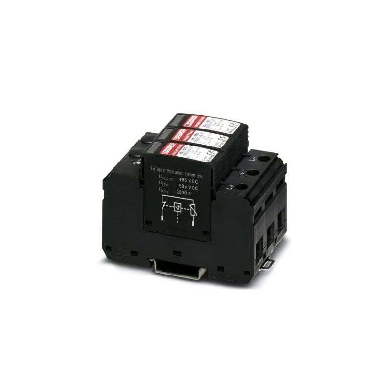 1 pcs - Phoenix Contact, VAL-MS 1000DC-PV/2+V Surge Arrester 335 V ac Maximum Voltage Rating Surge Arrester