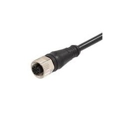 1 pcs : 1200652252 - Sensor Cables / Actuator Cables MicroChg SE Crdst 4P AC FE STR 2M UNSH BK