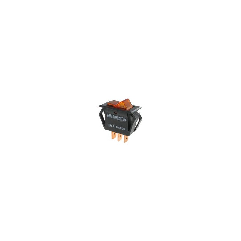 1 pcs : LTA201-TA-B/12V - Rocker Switches AMB 12V INCANDESCENT