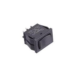 1 pcs : 62112281-0-0-N - Rocker Switches 2-pole, (ON) - OFF - (ON), 4A/8A/6(4)A 250VAC/125VAC/250VAC not HP rated, Non-Illuminat