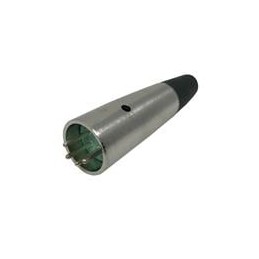 1 pcs : AA4M - XLR Connectors 4P XLR M CBL MNT Ag/Ni