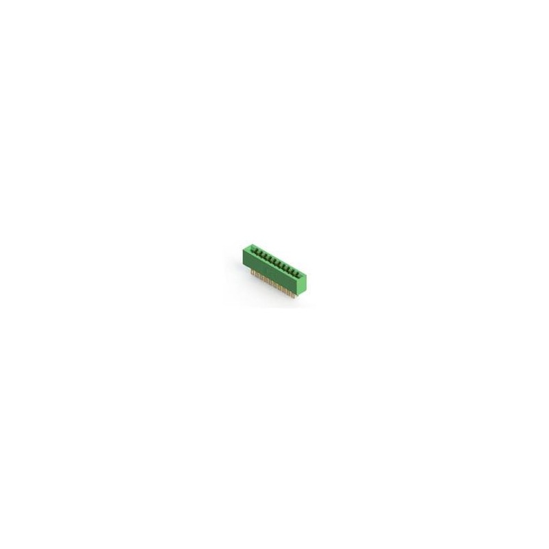 1 pcs : 305-020-500-201 - Standard Card Edge Connectors 20P .156' x .140' Green