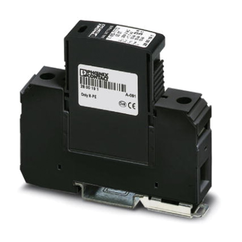 1 pcs - Phoenix Contact, F-MS-T1/T2 50 Lightning / Surge Arrester 264 V ac Maximum Voltage Rating 50kA Maximum Surge Current
