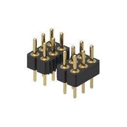 1 pcs : 805-10-024-00-006000 - Headers & Wire Housings SL Head VertMnt Thru HoleTarg W/Conc Fac