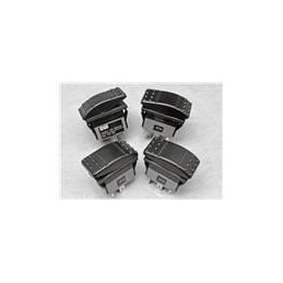 1 pcs : GRB224A2NABA1 - Rocker Switches A Type Hard Surface DPDT