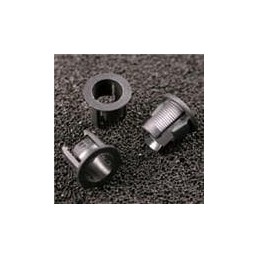 1 pcs : CB55 - LED Mounting Hardware 5MM LED HOUSING BLACK NYLON 6/6