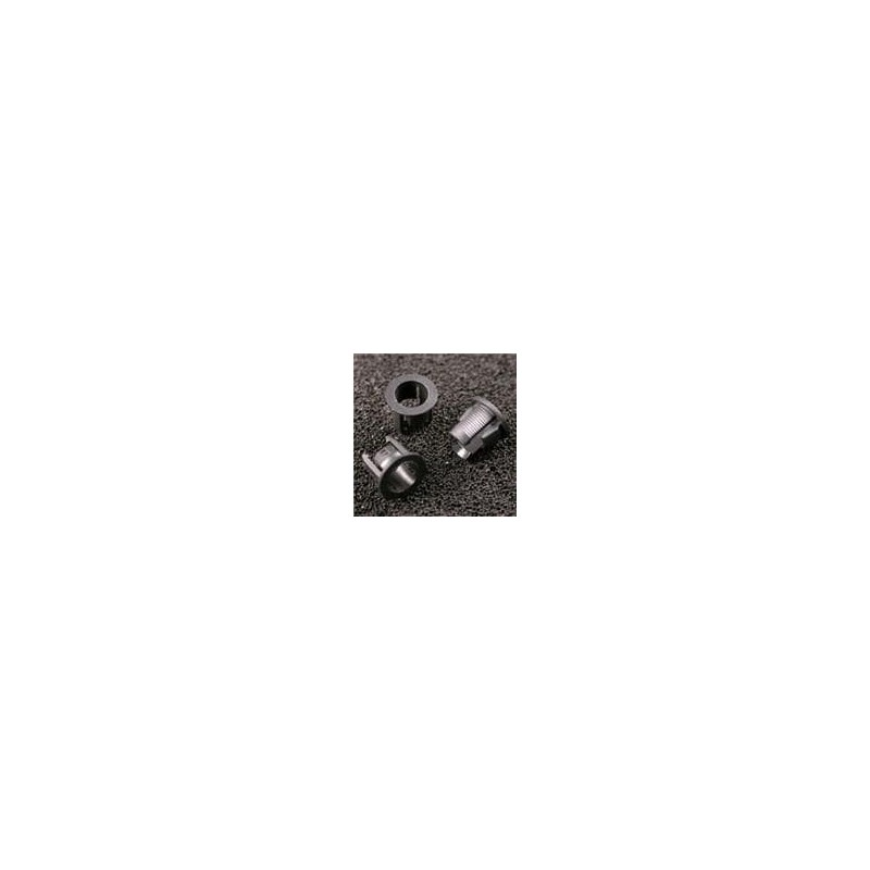 1 pcs : CB55 - LED Mounting Hardware 5MM LED HOUSING BLACK NYLON 6/6