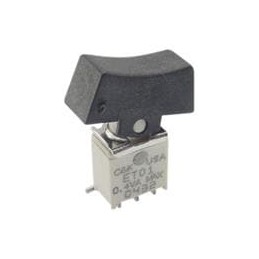 1 pcs : ET02J6V3SE2 - Rocker Switches 2A 120VAC 28VDC SPST OFF-None-ON