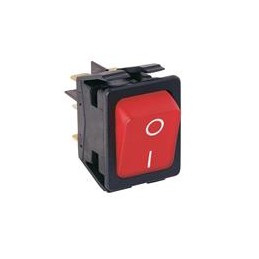 1 pcs : C6060ALBB-1197W - Rocker Switches DPDT Rocker Switch w/legend