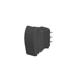 1 pcs : V8D1S00B-AZC00-000 - Rocker Switches 1-pole, (ON) - OFF - (ON), 20A 12VDC not HP rated, Non-Illuminated, Sealed Contura 
