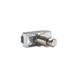 1 pcs : 172 - Pushbutton Switches 1-pole, OFF - (ON), 10A/15A 250VAC/125VAC not HP rated, Non-Illuminated Nickel Plated Plunger 