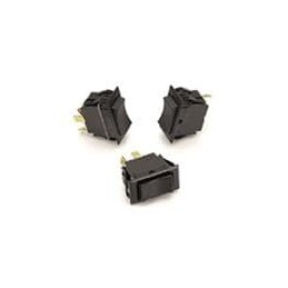 1 pcs : TIGL5B-6S-BL-NBL - Rocker Switches DPST ON-(ON) BLK