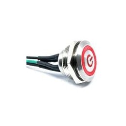 1 pcs : SV7F23SS-6G1 - Pushbutton Switches ANTI-VANDAL, 2A 36VDC, SPST Off-(On), Panel Mount, Front Solder