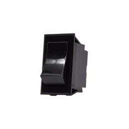 1 pcs : TIGK721-6S-BL-NBL - Rocker Switches TIPPETTE ROCKER DPST ON-NONE-OFF BLK