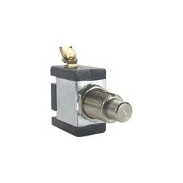 1 pcs : PA301 - Pushbutton Switches 1-pole, ON - OFF, 10A/20A 250VAC/125VAC 1 1/2 HP, Non-Illuminated Pushbutton Pushbutton Swit