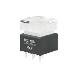 1 pcs : UB215SKW036CF-1JB - Pushbutton Switches SPDT ON-(ON) PCB