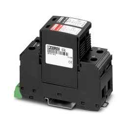 1 pcs - Phoenix Contact 1 Phase Surge Protector, 50kA, 250V ac, DIN Rail Mount