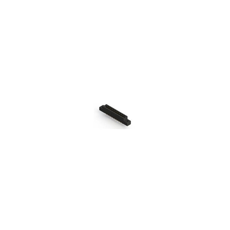 1 pcs : 355-020-521-202 - Standard Card Edge Connectors 20P .156' x .140' BLACK
