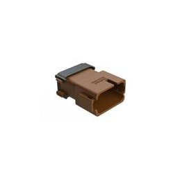 1 pcs : AT16-18PD-EK02 - Automotive Connectors 18 Position Receptac acle, Keyed D, Brown