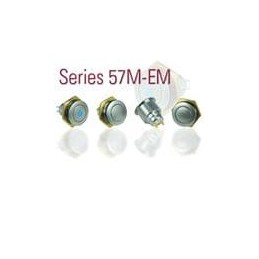 1 pcs : 57M111G - Pushbutton Switches MOM-ILLUM PANEL SEALED METL PB