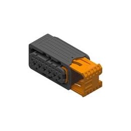 1 pcs : 33344005 - Automotive Connectors 15 way F Hybrid 1.5 2.8 CTCS XP Connector
