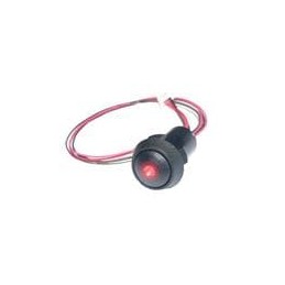 1 pcs : PS001W-N11NAKWUBXX-W200 - Pushbutton Switches PUSH SW w/Cabl & Con 0.1A 30VDC Blue LED